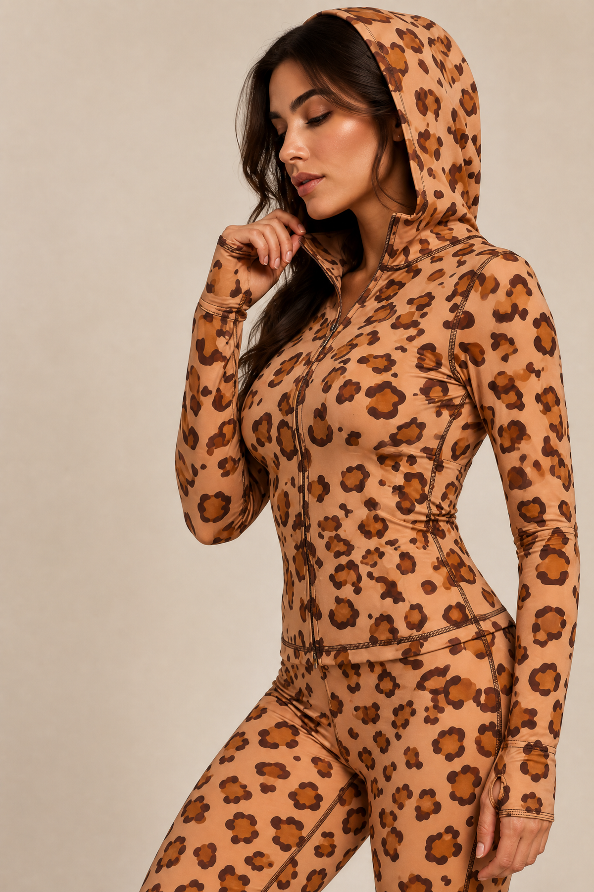 Leopard Luxe Set – Women's Lounge Set, view 2