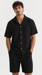 Kareno men breathable waffle set modern minimal style