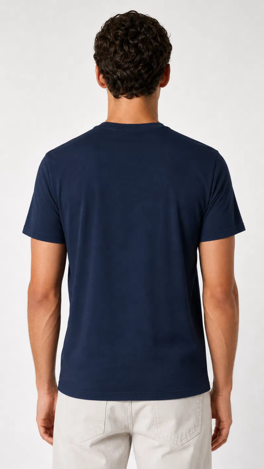 Kareno men modern oversized tee lifestyle pose