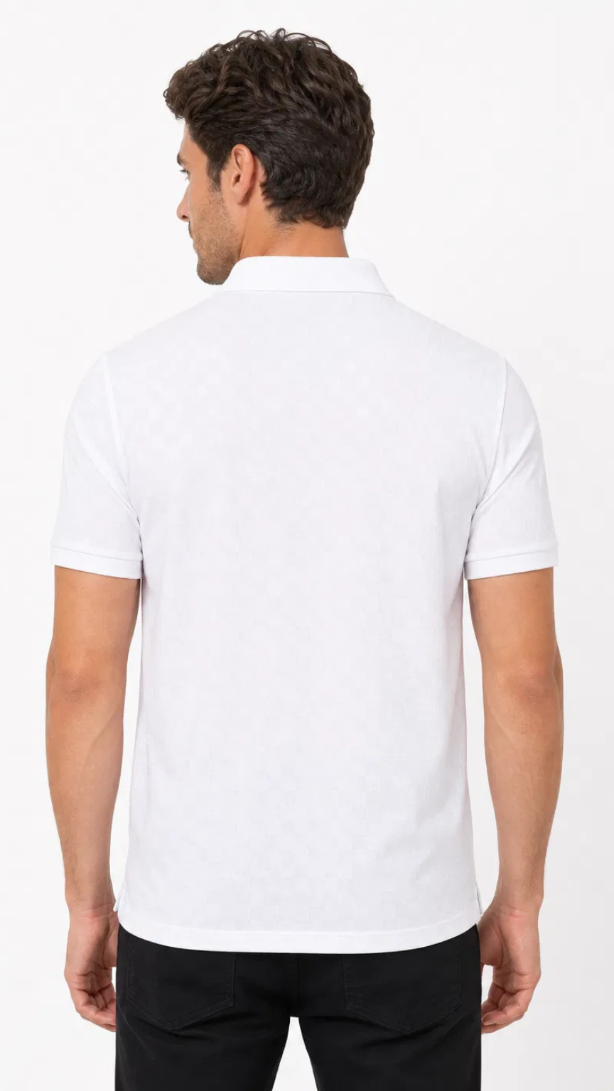 Kareno men geometric oversized t shirt breathable cotton fabric