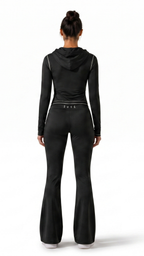 Kareno women black lounge active set premium comfort fit