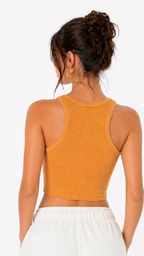 Kareno women crop top premium stretch casual wear