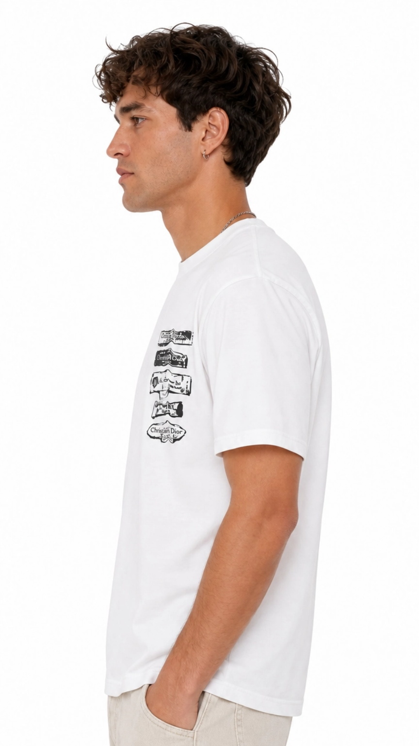Kareno men graphic t shirt luxury streetwear style