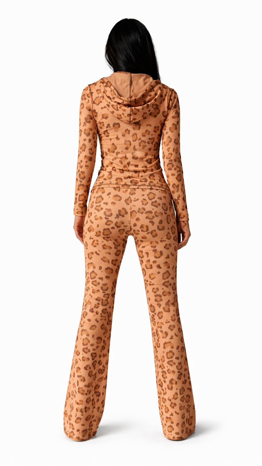 Kareno women leopard print co ord set relaxed fashion look