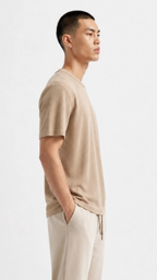 Kareno men cotton short sleeve t shirt relaxed fit