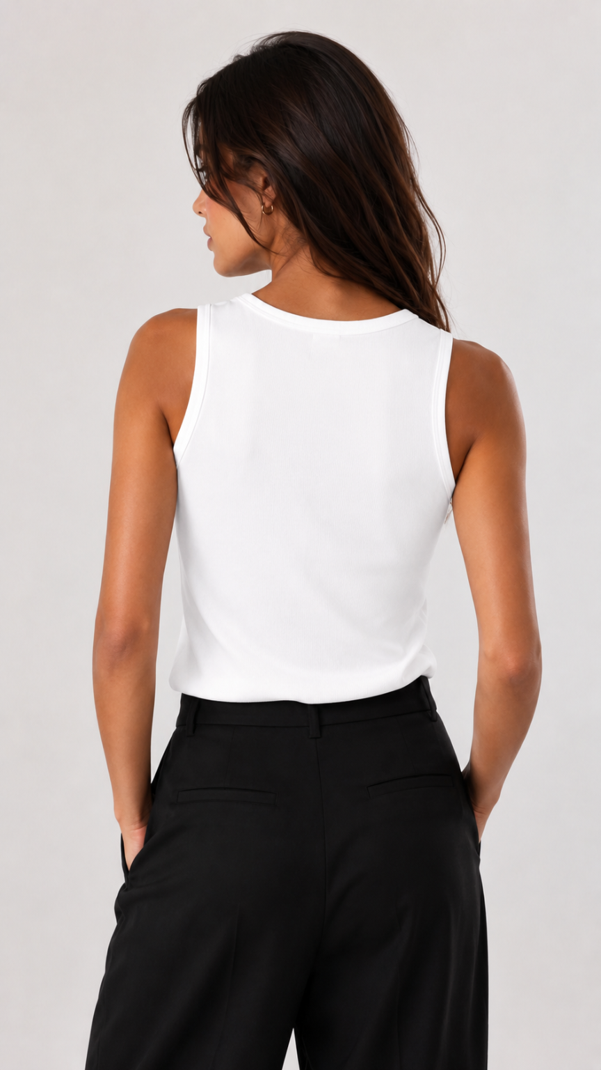 Ivory Muse Ribbed Tank ✨