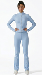 Kareno light blue women gym set modern sporty fashion