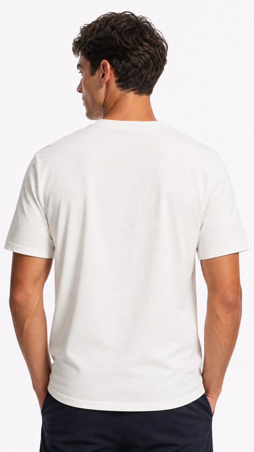 Kareno soft cotton basic tee minimalist fashion look