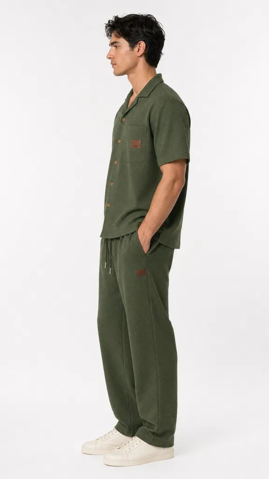 Premium Men’s Waffle Summer Set