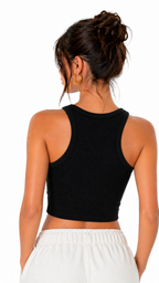Kareno women minimalist crop top everyday casual look