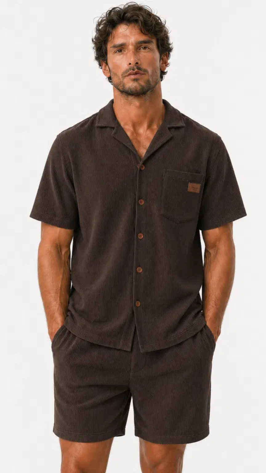 Premium Men’s Waffle Summer Set