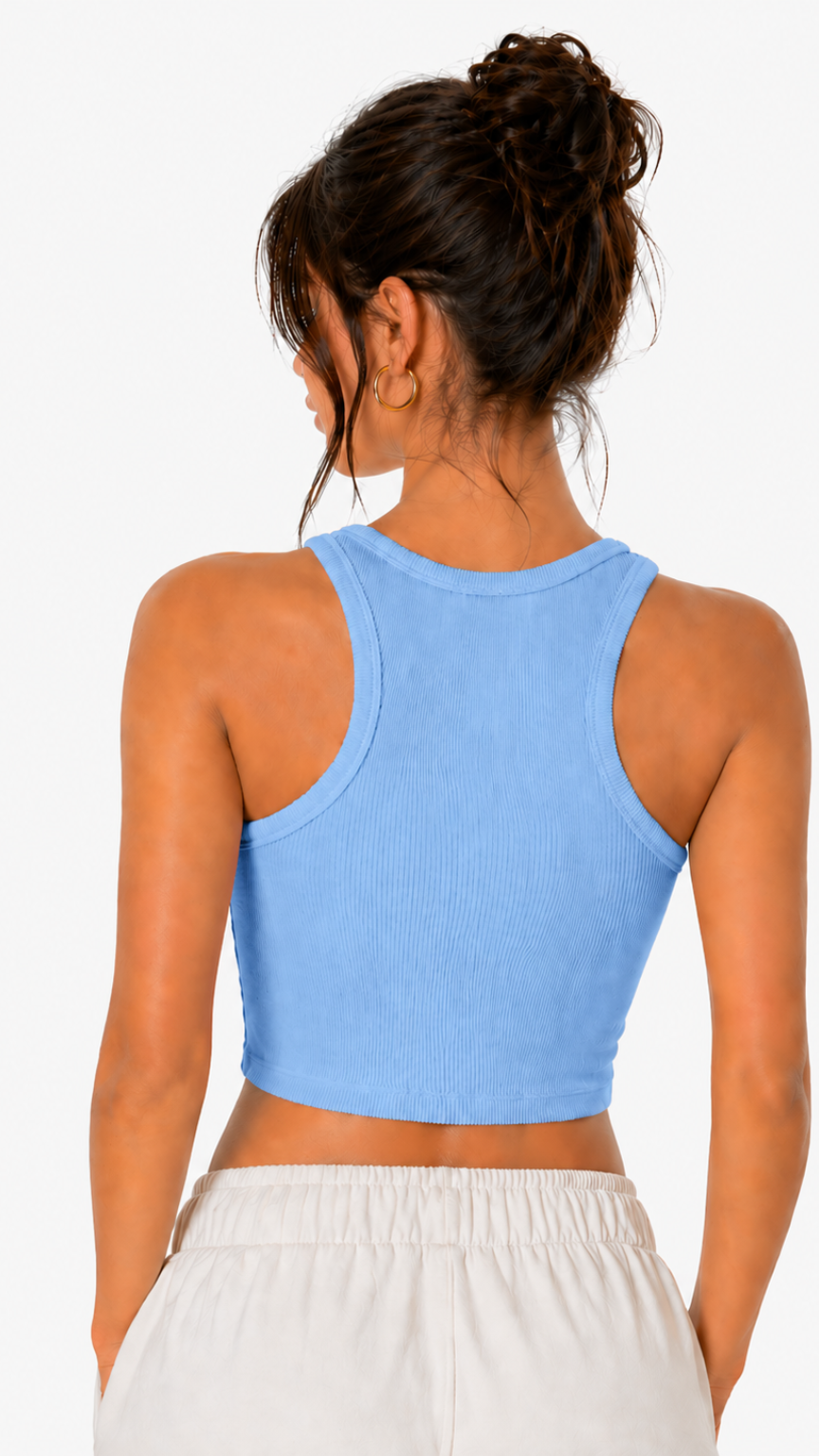 Kareno women premium crop top soft athletic material