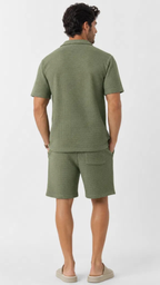 Premium Men’s Waffle Summer Set