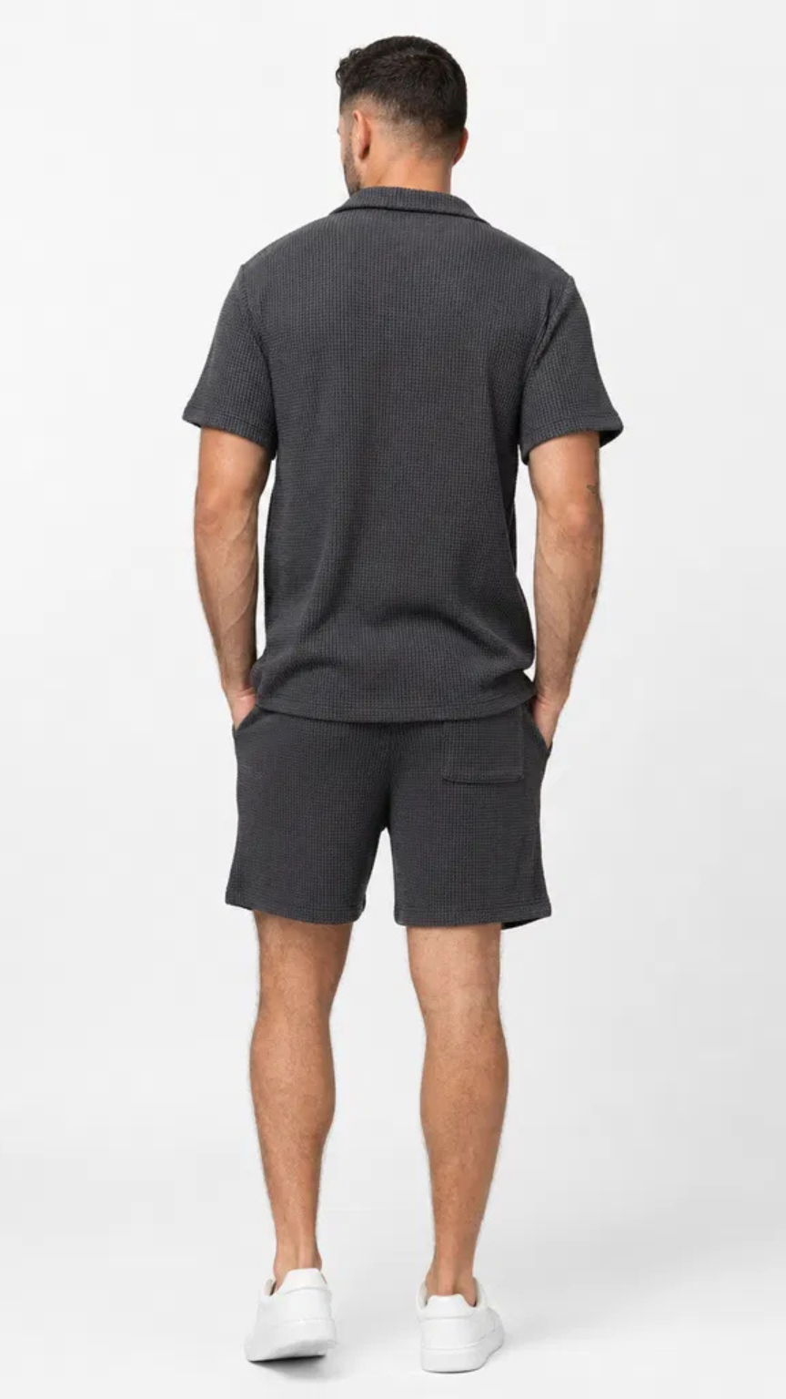 Premium Men’s Waffle Summer Set
