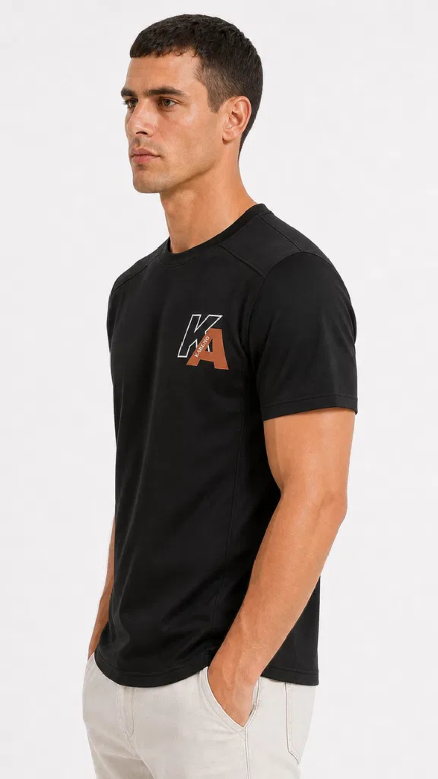 Kareno men ka classic t shirt relaxed modern fit