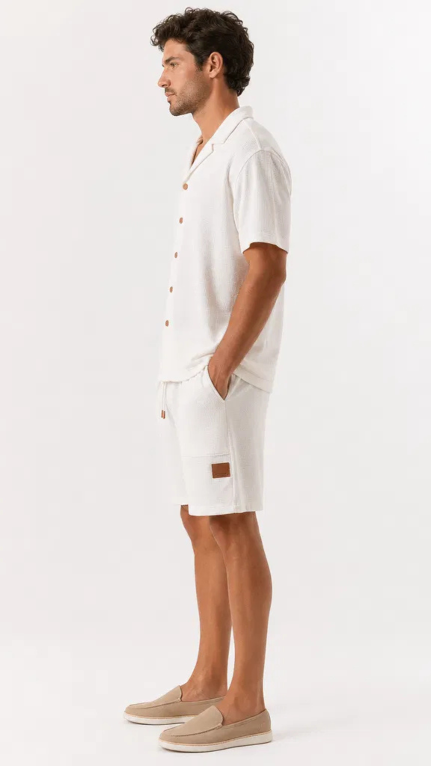Kareno luxury men matching set breathable summer fabric