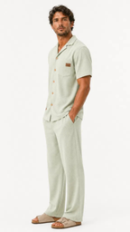 Kareno modern men summer fashion set clean studio photo