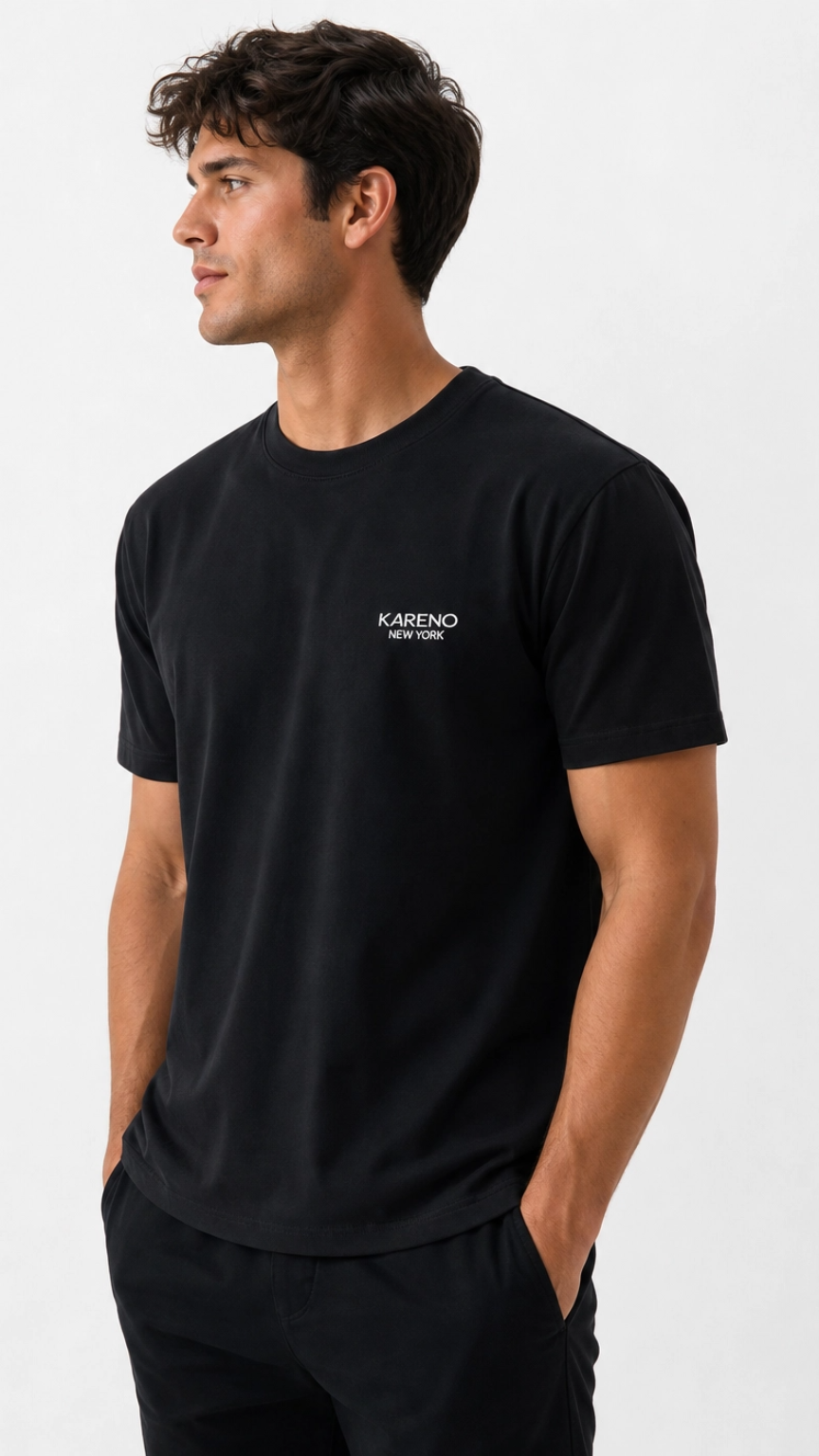 Kareno men premium cotton t shirt casual luxury style
