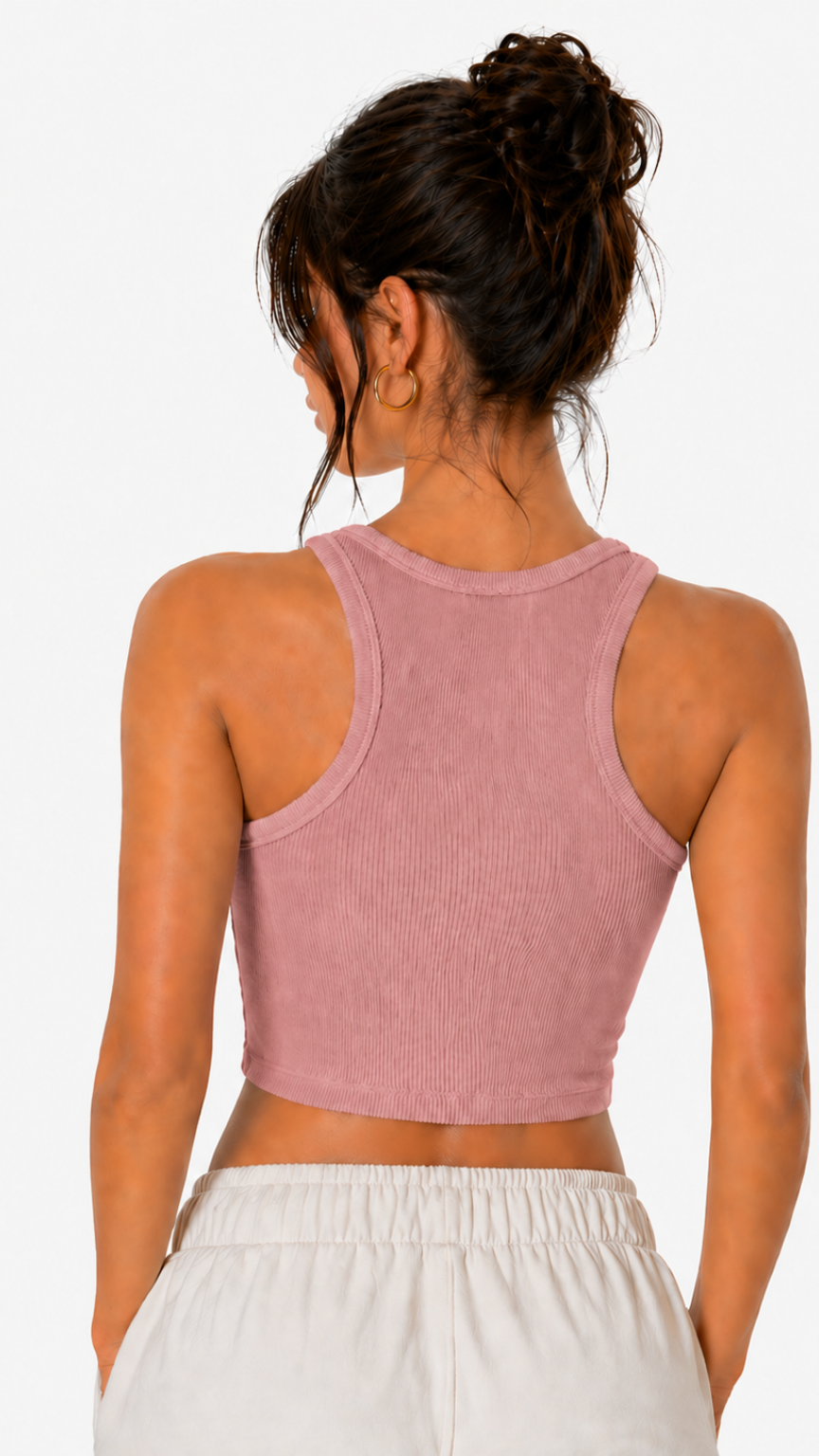 Kareno women active crop top modern casual outfit