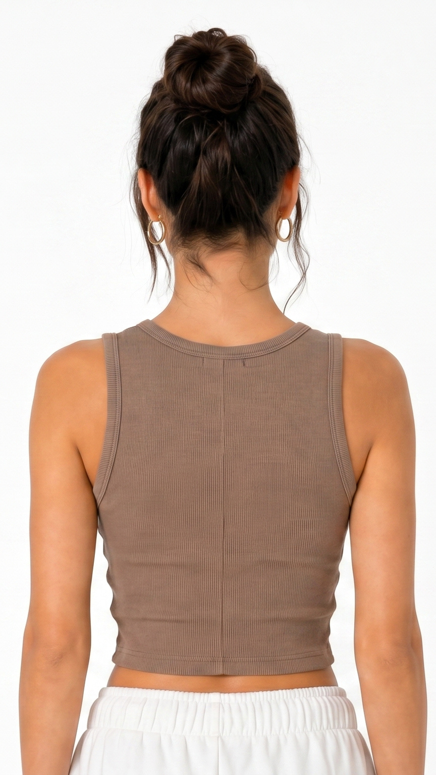 Kareno women cropped athletic top breathable fabric