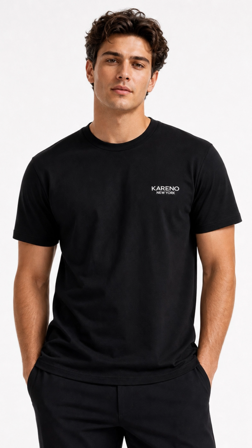 Kareno premium oversized tee minimalist silhouette