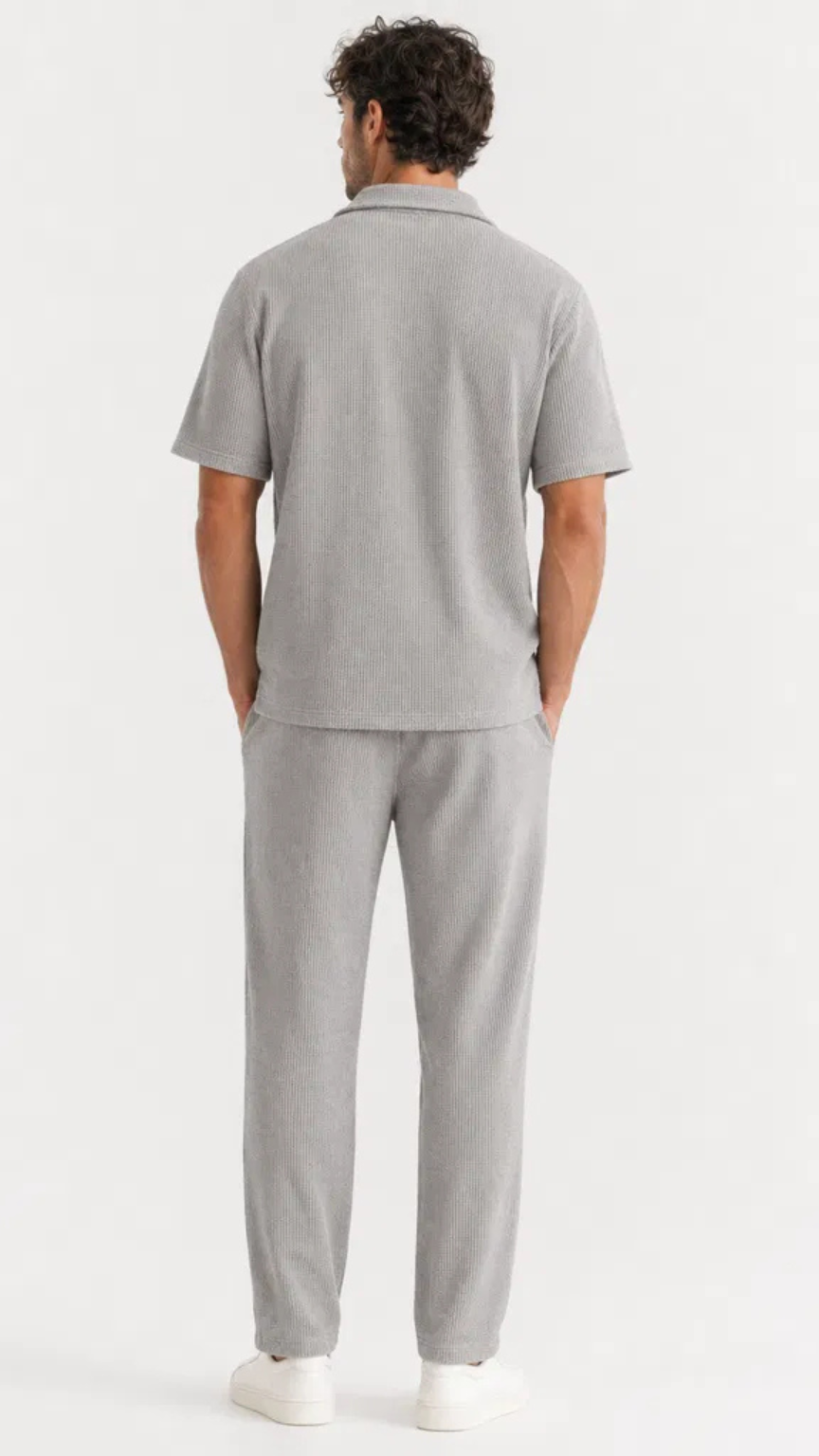 Kareno textured men summer set luxury minimalist fashion