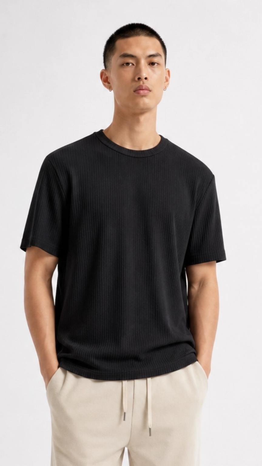 Kareno casual men tee modern oversized silhouette