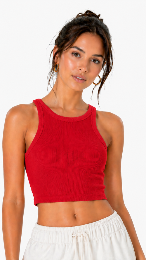 Kareno blush fit women crop top modern sporty outfit